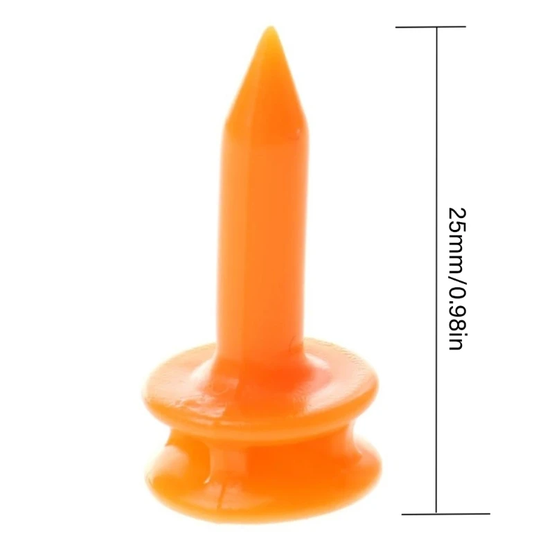 F1FD 100 шт. 25 мм пластиковые замки футболки для гольфа спортивные двухпалубные