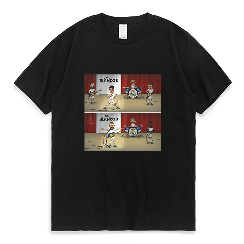 

T Shirt Karim Benzema 2022 High Quality Funny Art Creative Diy Design Graphic Print 100% Cotton Men Black Short Sleeve Tops Tee