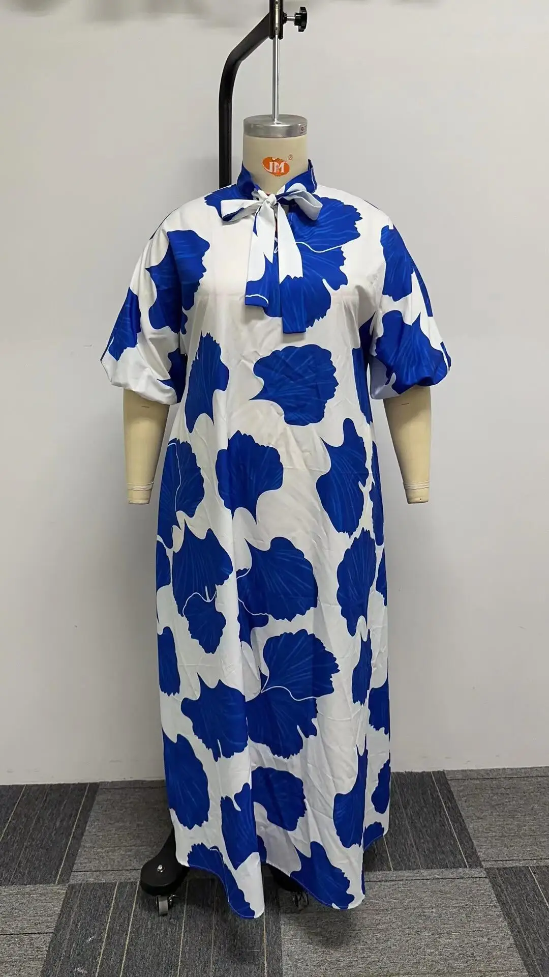 Plus Size Elegant Floral Print Dress Women Loose Pretty Cloth Lady Casual Luxury Robe 2023 Summer Trendy Evening New In Dress