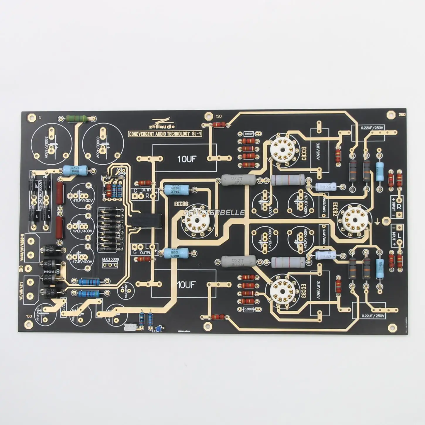 [Простая версия] HiFi ECC88 + ECC83 ECC82 трубчатый предусилитель стереопредусилитель