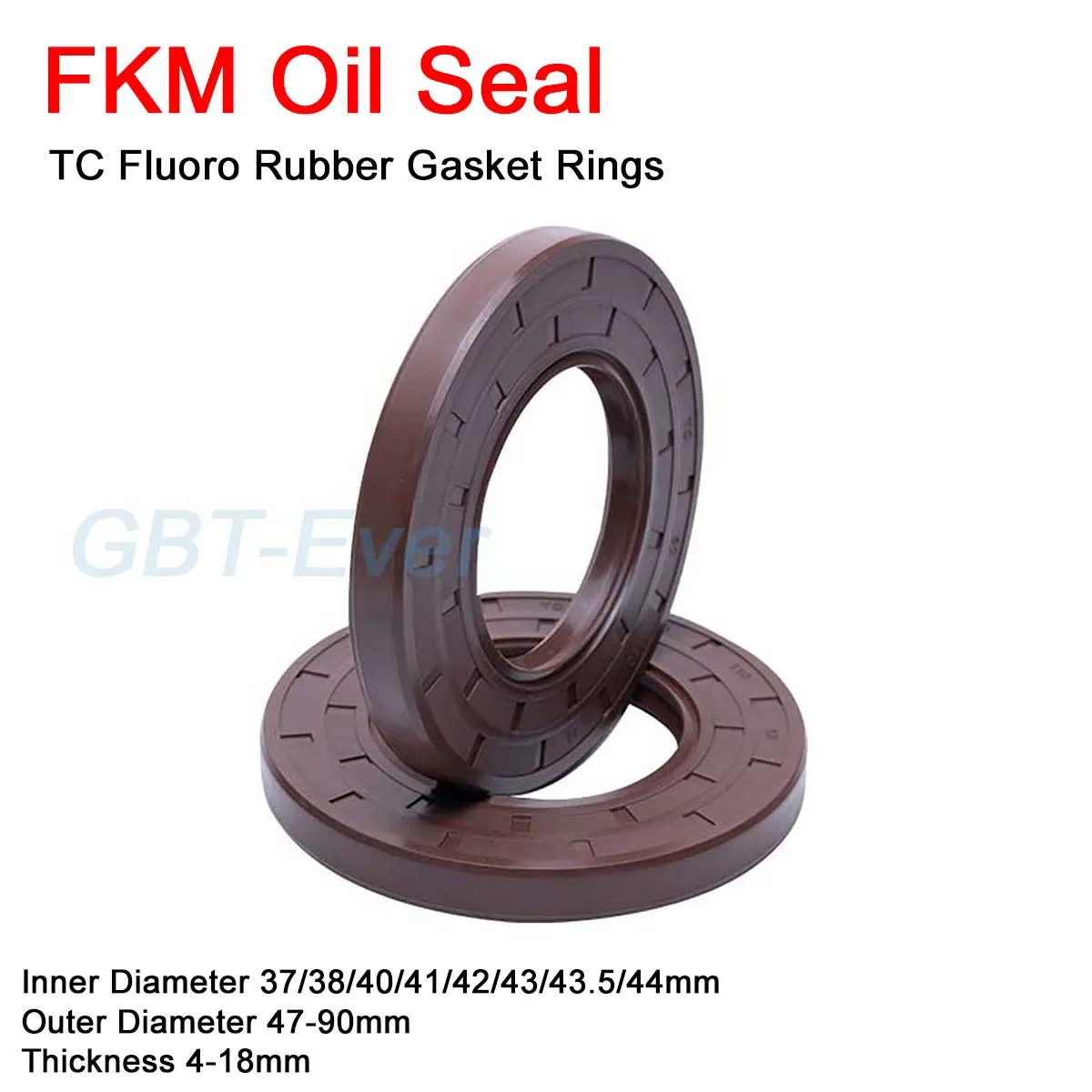 

FKM сальники для масла ID 37/38/40/41/42/43/43.5/44 мм OD 47-90 мм