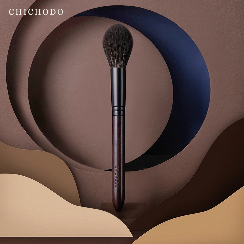 

CHICHODO Makeup Brush-Ink Painting Series Top Animal Hair Make Up Brushes-Goat Hair Highlighter Brush-cosmetic tool-facial-J302