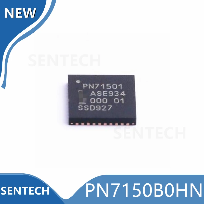 

10 шт./лот 100% Новый оригинальный PN7150B0HN/C11002Y VQFN-40 (PN71501) ISO 14443,MIFARE,NFC,FeliCa Тип интерфейса: I2C источник питания