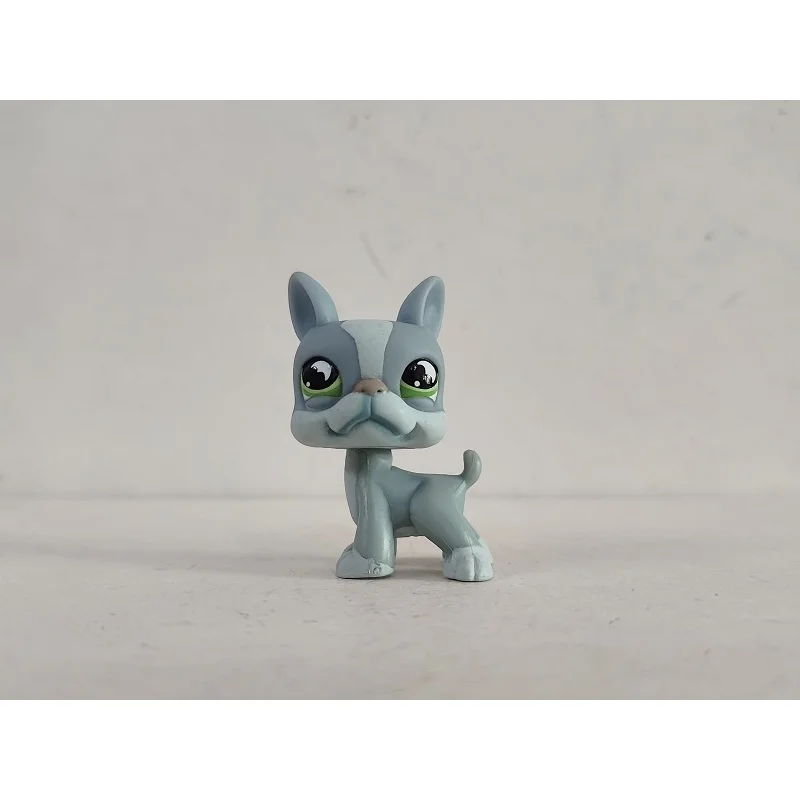 Фигурка LPS Littlest Pet Shop Серый Синий Собака с Зелеными Глазами # 7862 детская игрушка