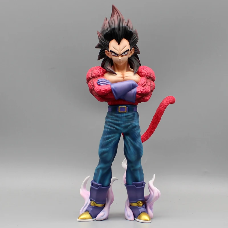 

29cm Dragon Ball Vegeta Anime Figure Super Saiyan 4 Action Figurine Pvc Statue Model Doll Collectible Decoration Ornament Gifts