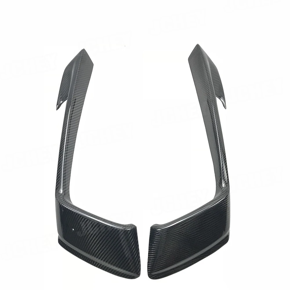 JCHEY передняя противотуманная фара плавник Canards из сухого углеродного волокна