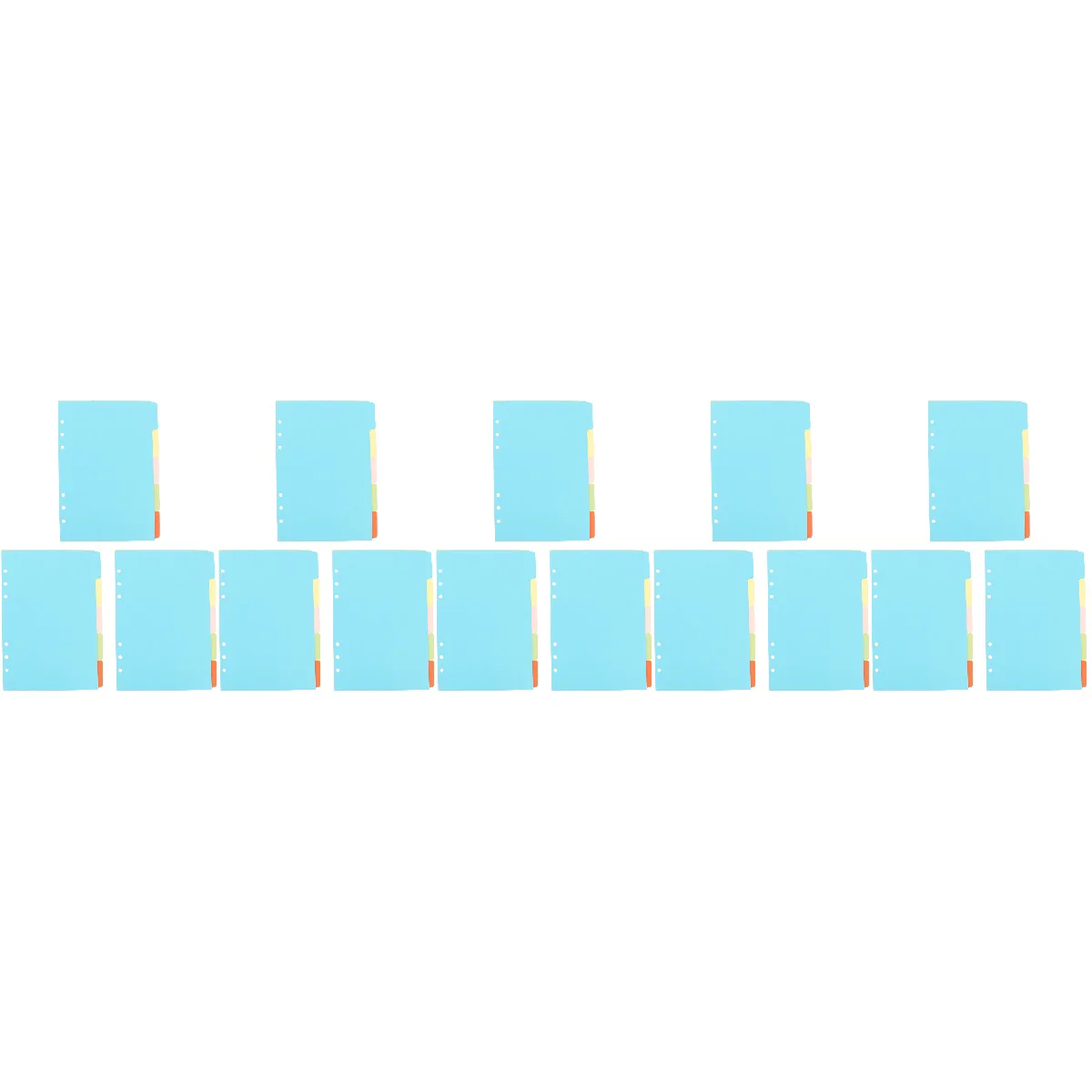 

Binder Dividers Tabs Page Divider A5 Ring Replaceable Sticker Paper Convenient Household Calendar Separator Supplies Retro