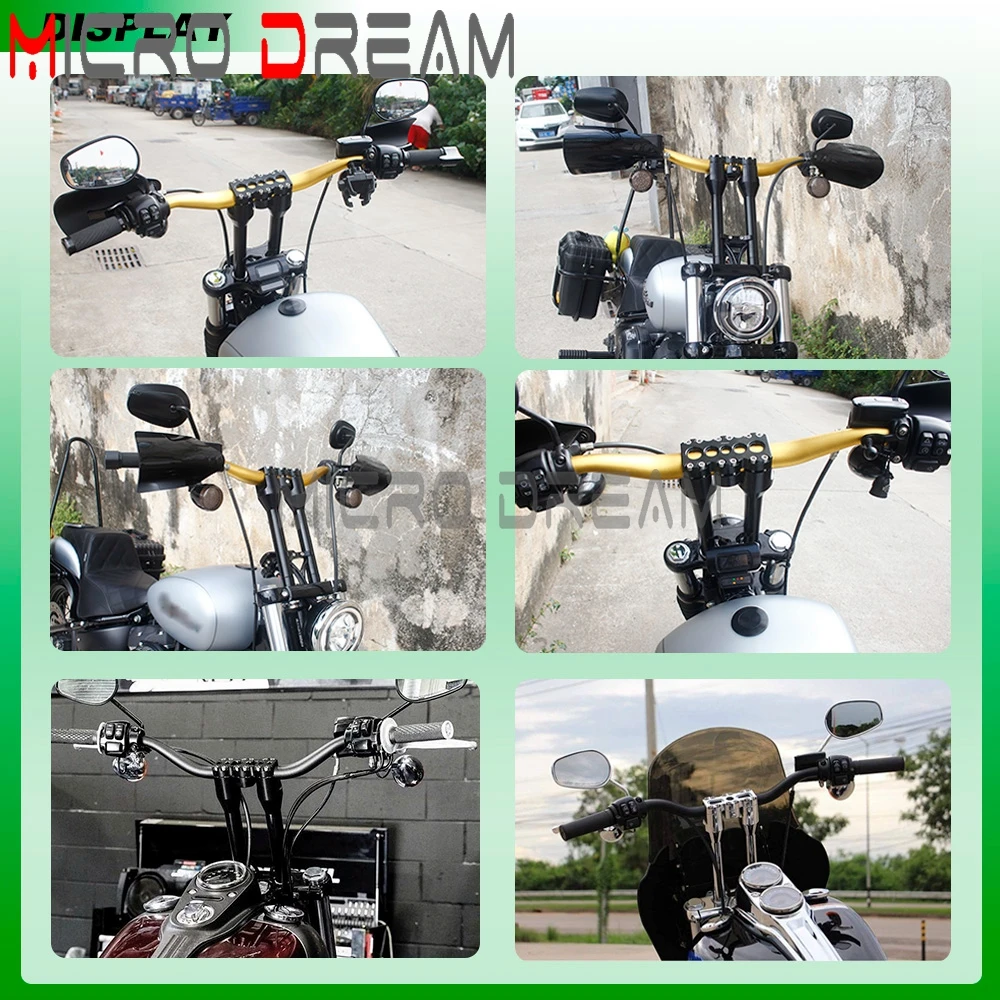 Кронштейн Т-образный для руля Harley Softail Low Rider Dyna Street Fat Bob 1 дюйм 25 мм