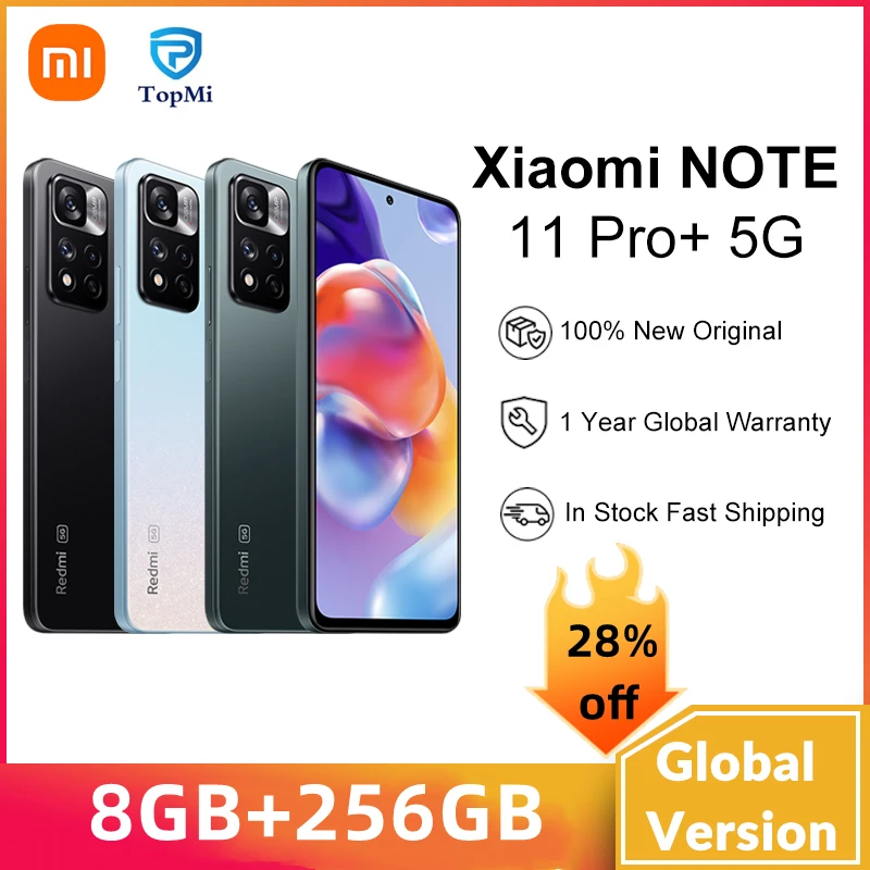 Смартфон Xiaomi Redmi Note 11 Pro с экраном 120 дюйма, 920 Гц, AMOLED, 120 МП