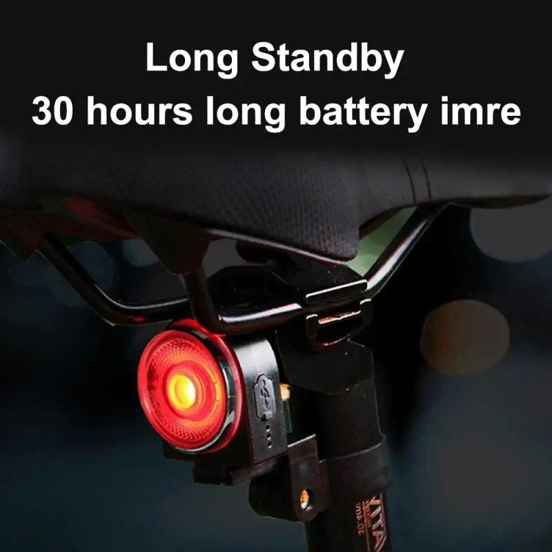 

ANTUSI A8 Safety Warning Bicycle Taillights Bike Rear Lamp Braking Light Wireless Control USB Charge LED Lantern With Alarm Lock