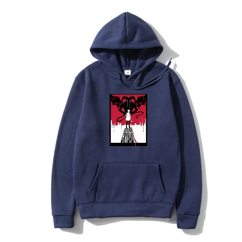 

Devilman Crybaby Unisex Men Sweatshir Hoody Pullover Akira Ryo Anime Manga japan japanese Casual Fashion Warm Outerwear classic