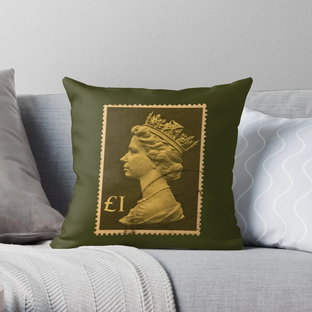 

Pound Stamp Throw Pillow Printed Canvas Print Zipper Decorative Pillowcase Car Cushion Cover Pillow Core Not Included