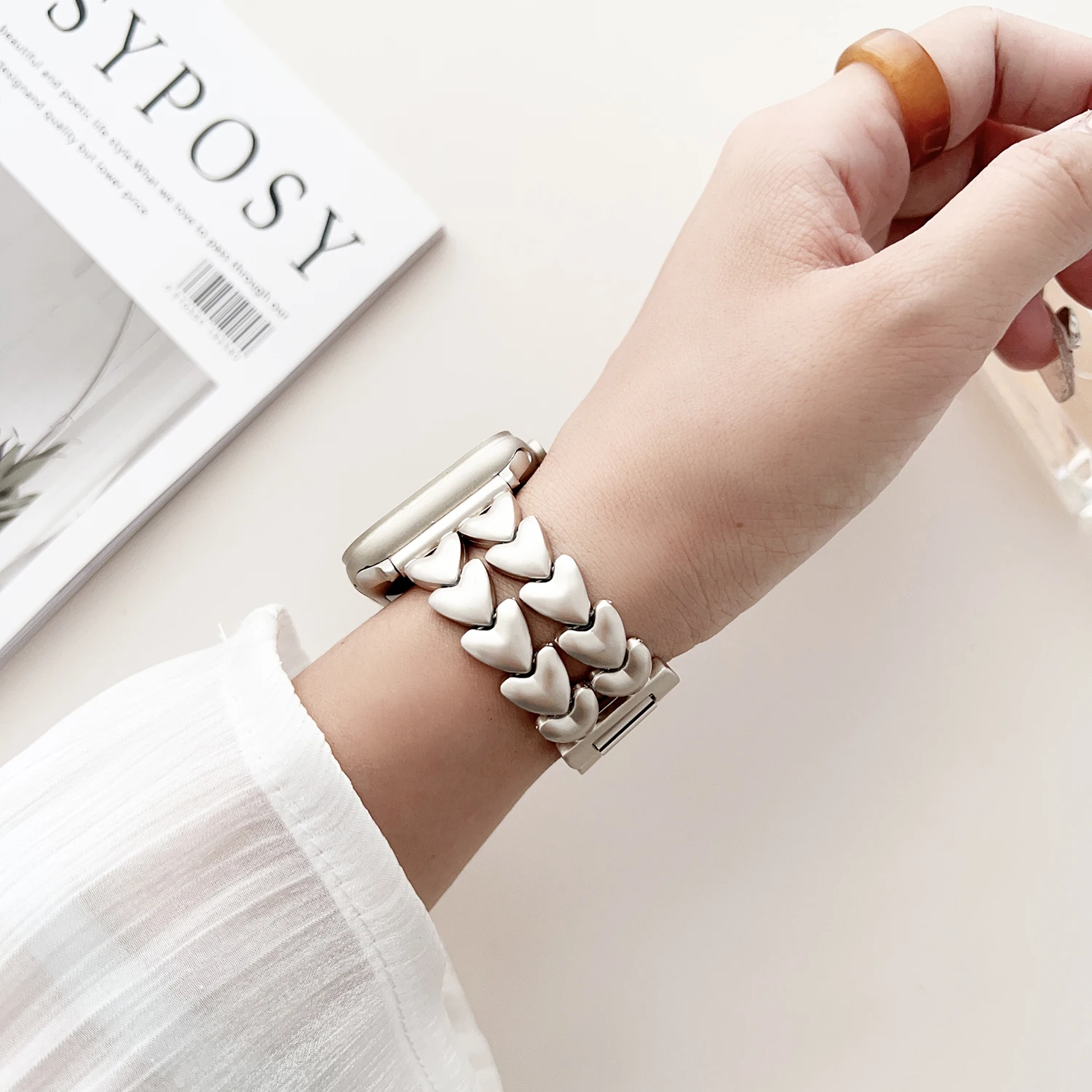 Metal Strap for Apple Watch Band 49mm 45mm 44mm 40mm 41mm 42mm Women Stainless Steel Bracelet IWatch Series Ultra 8 7 SE 6 5 4 3