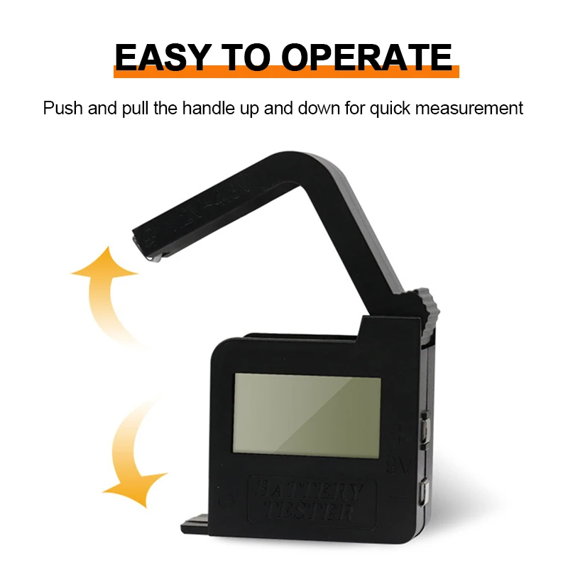 Портативный тестер заряда батареи универсальный емкости литиевых батарей AA AAA с