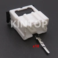 1 set 10 pins auto parts 7222 6717 car plastic housing unsealed socket auto power wiring connector