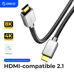 Кабель ORICO 8K HDMI 2.1 Сертифицированный цифровой кабель 8K @ 60Hz 48 Гбит / с Сверхвысокой скоростью для Xiaomi TV Box PS5 search Dolby Atmos HDR