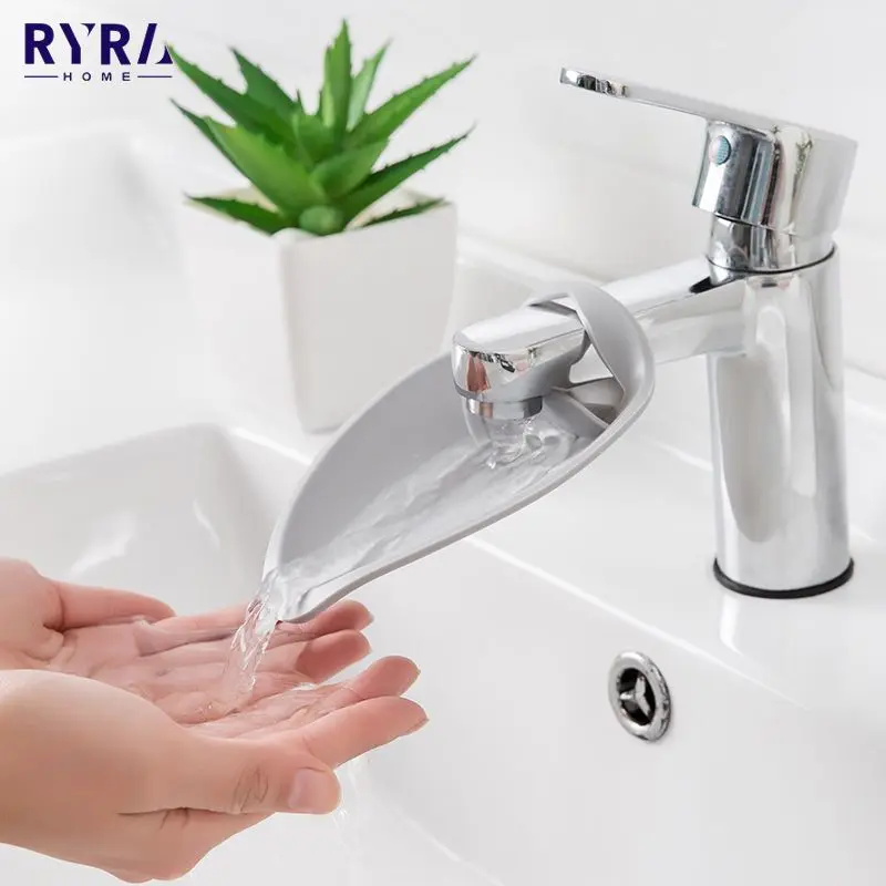 

Kids Convenient Silicone Faucet Extenders Kitchen Bathroom Water Tap Extension Water-savin Faucets For Children Hand Washing