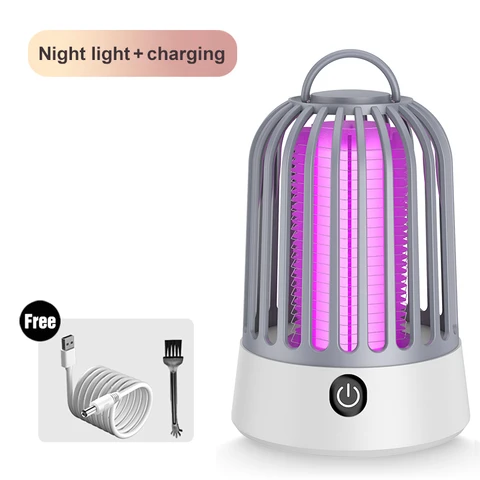 Электрическая лампа-ловушка для комаров с зарядкой от USB