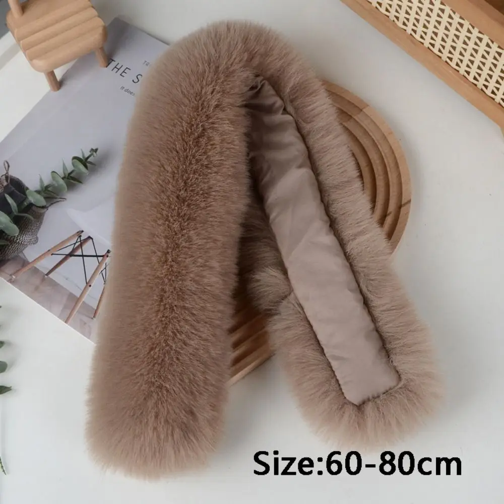 2024 женский воротник из искусственного лисьего меха модная многоцветная меховая