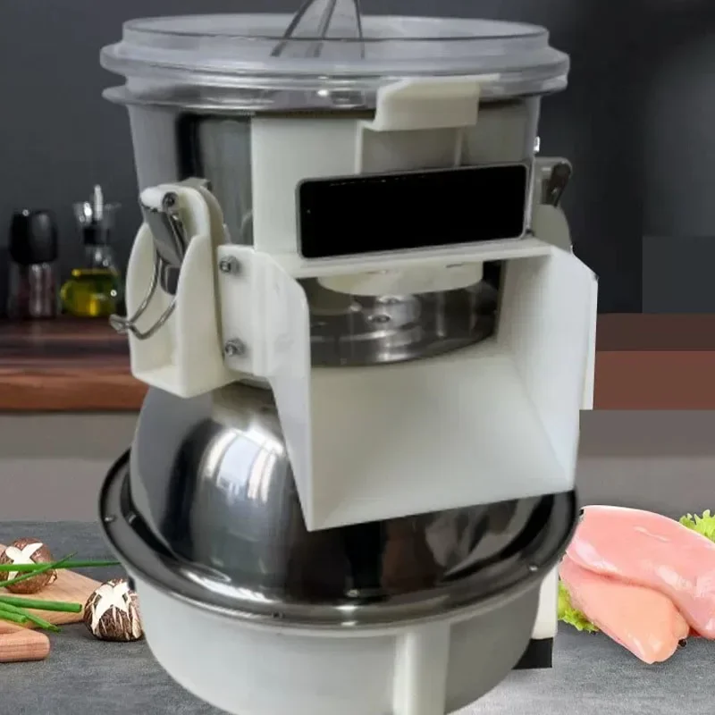 Фото Автоматическая машина для измельчения мяса, бытовая и коммерческая, двойного назначения, для измельчения куриной грудки, для тушеных блюд и деликатесных магазинов №3