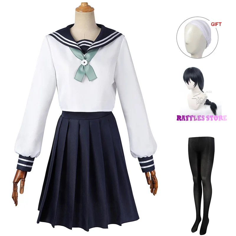 

Amanai Riko Cosplay Skirt Dress Jujutsu Kaisen Season 2 JK Uniform Costume Outfits Fantasia Halloween Carnival Party Suit Wig