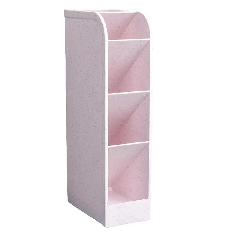 

Pen Organizer Storage Marker Desk Organizer 5 Grid Pen Holder Storage Thickened Stationery Storage Organizer With Large Capacity