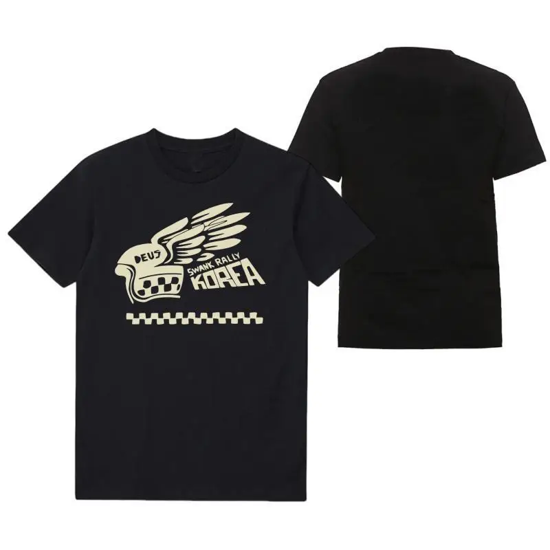 Футболка DEUS EX MACHINA в стиле ретро для мужчин и женщин креативный принт с надписью