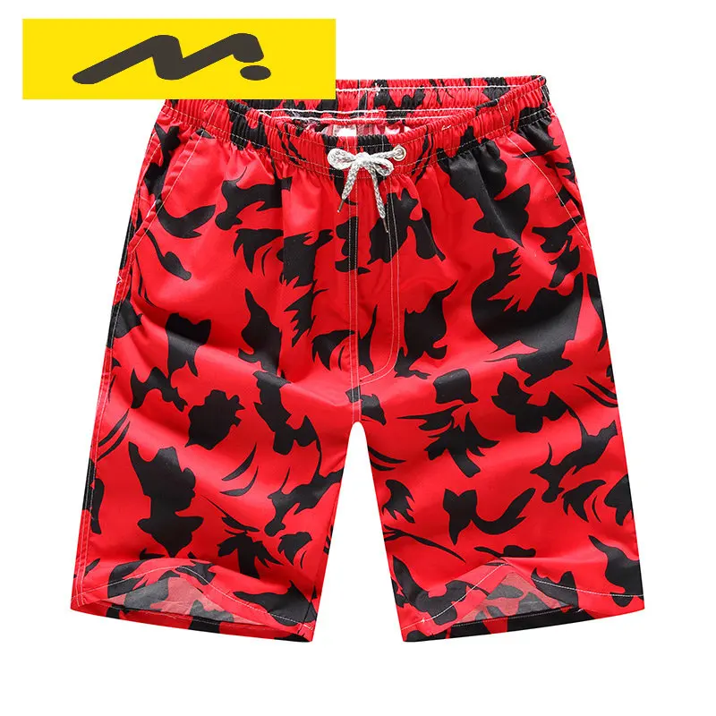 

Beach Short Board Surf Mens Swimwear Trunks Fast-drying Men's Color Shorts Swimming Beach Shorts Flower Surfboard Shorts