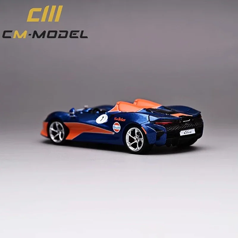 CM Модель 1:64 Игрушечная модель автомобиля Elva с открытым верхом из сплава литой под