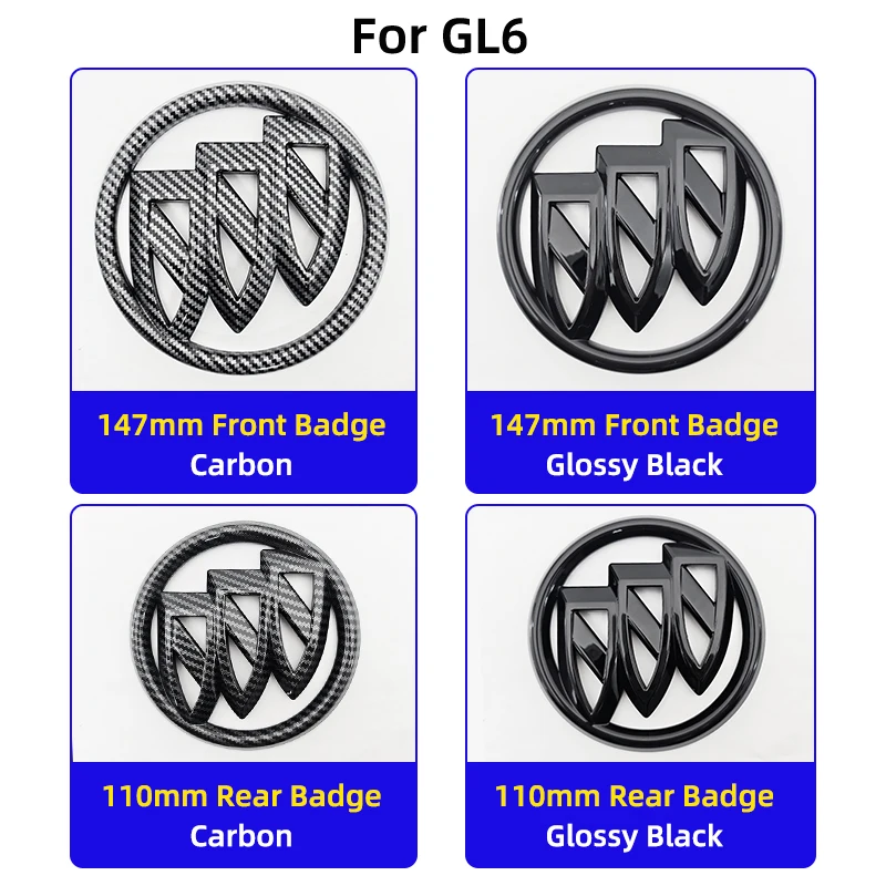 

Для Buick Excelle GT, Envision, LaCrosse, Regal, Verano, GL6: 2 шт. накладок на переднюю решетку и эмблемы на багажник, автоаксессуары