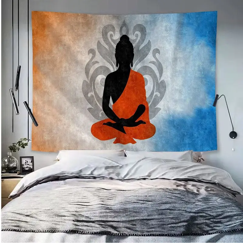 Индийский Будда медитация DIY настенный гобелен дешевый хиппи богемный гобелены