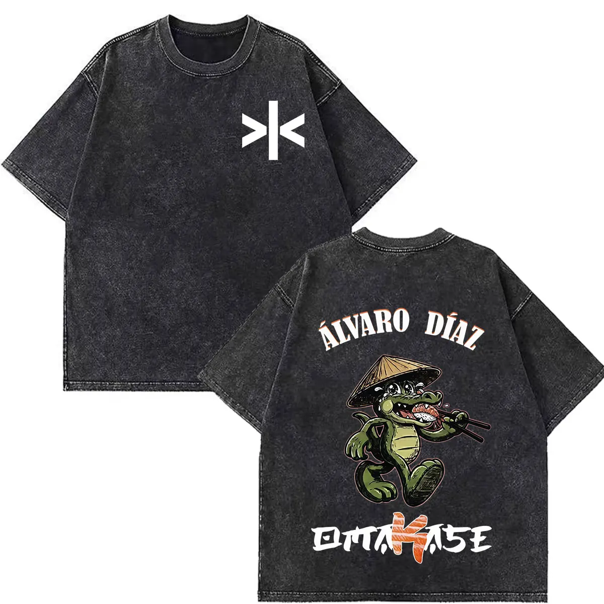 Фото Футболка Alvaro Diaz Omakase Album 2026 Tour Merch, винтажная, с эффектом потертости, унисекс, свободного кроя, повседневная, летняя, хлопковая, модная №2