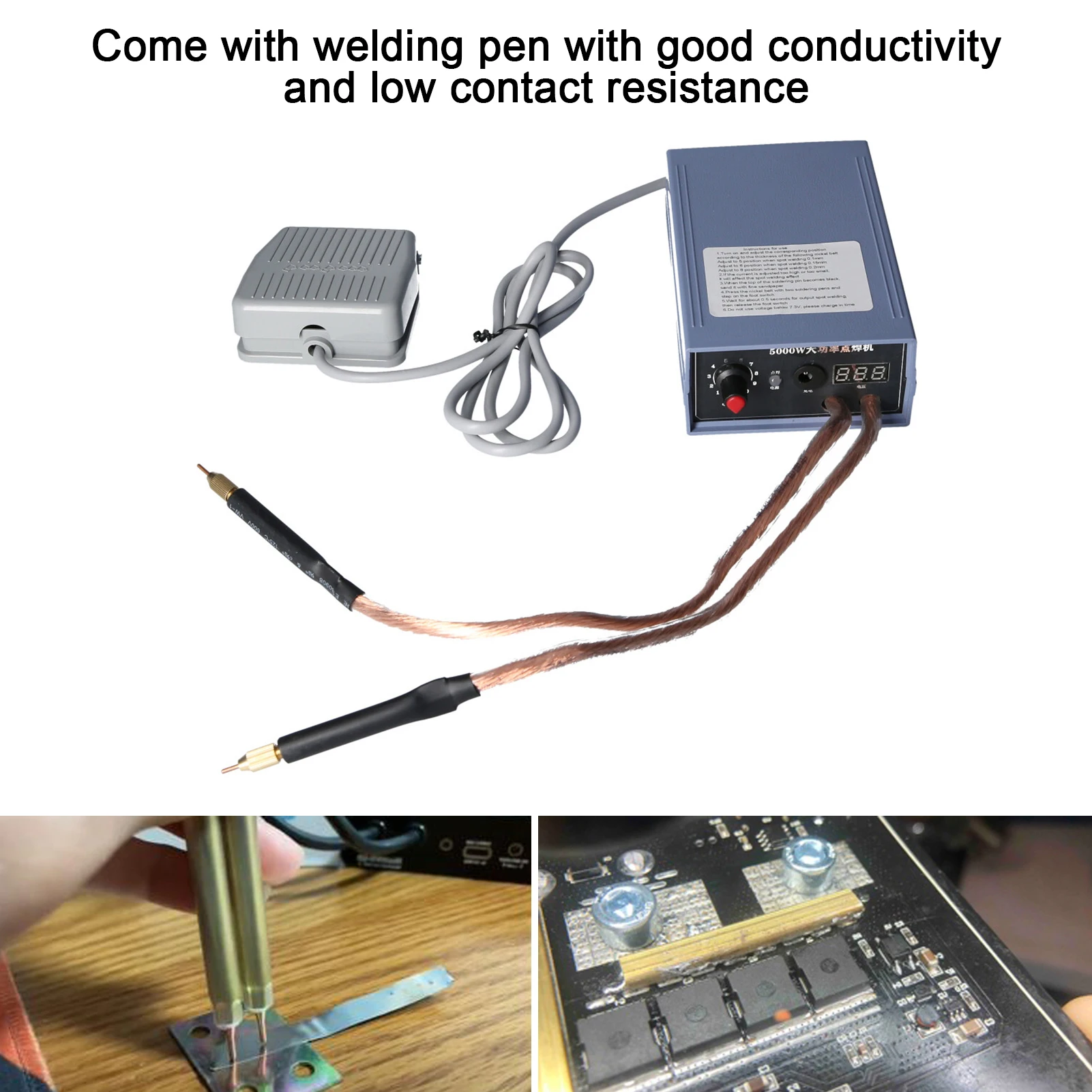 Новинка точечный сварочный аппарат 5000 Вт высокомощный ручной портативный 220 В