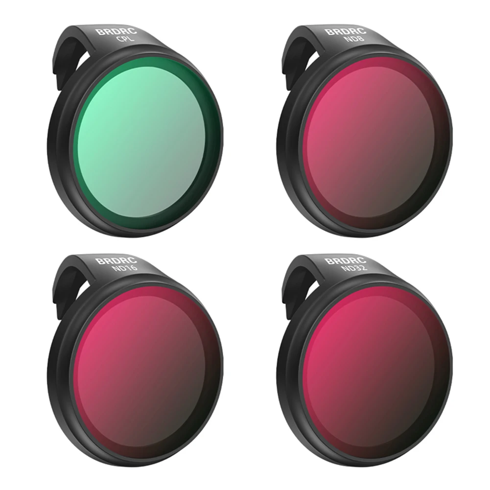 ND-фильтры 4 упаковки фильтров ND8 ND16 ND32 CPL комплект для объектива фильтр камеры