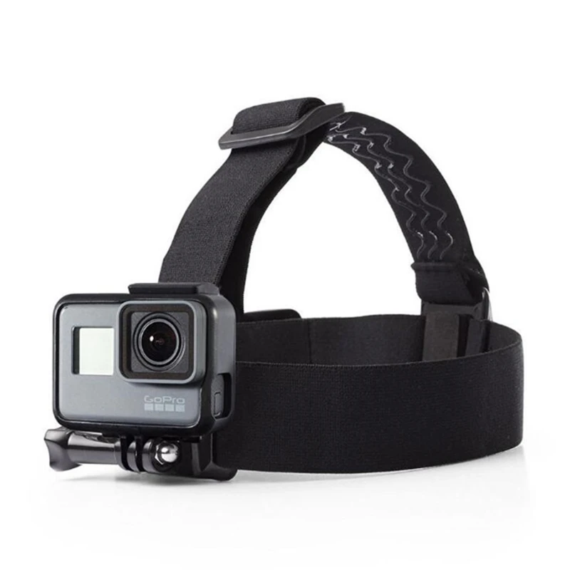 

Camera Head Strap Mount, Wearing Headband Belt Holder Adjustable Compatible with Hero 5/4/3 Series /Yi 4K Action Cameras