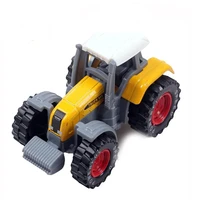 alloy pull back toy car engineering agricultural vehicles model educational glide farmer tractor scale gift for children kids