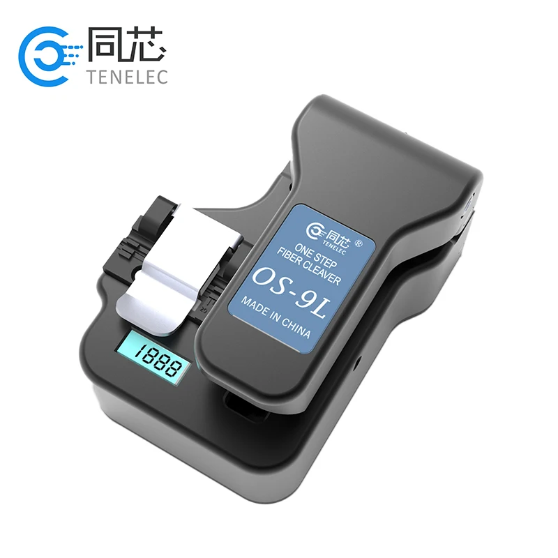 

Tenelec OS-9L One Step Cleaver Hot-sale Long Blade Life Optical Fiber Cleaver FTTH, решение FTTx