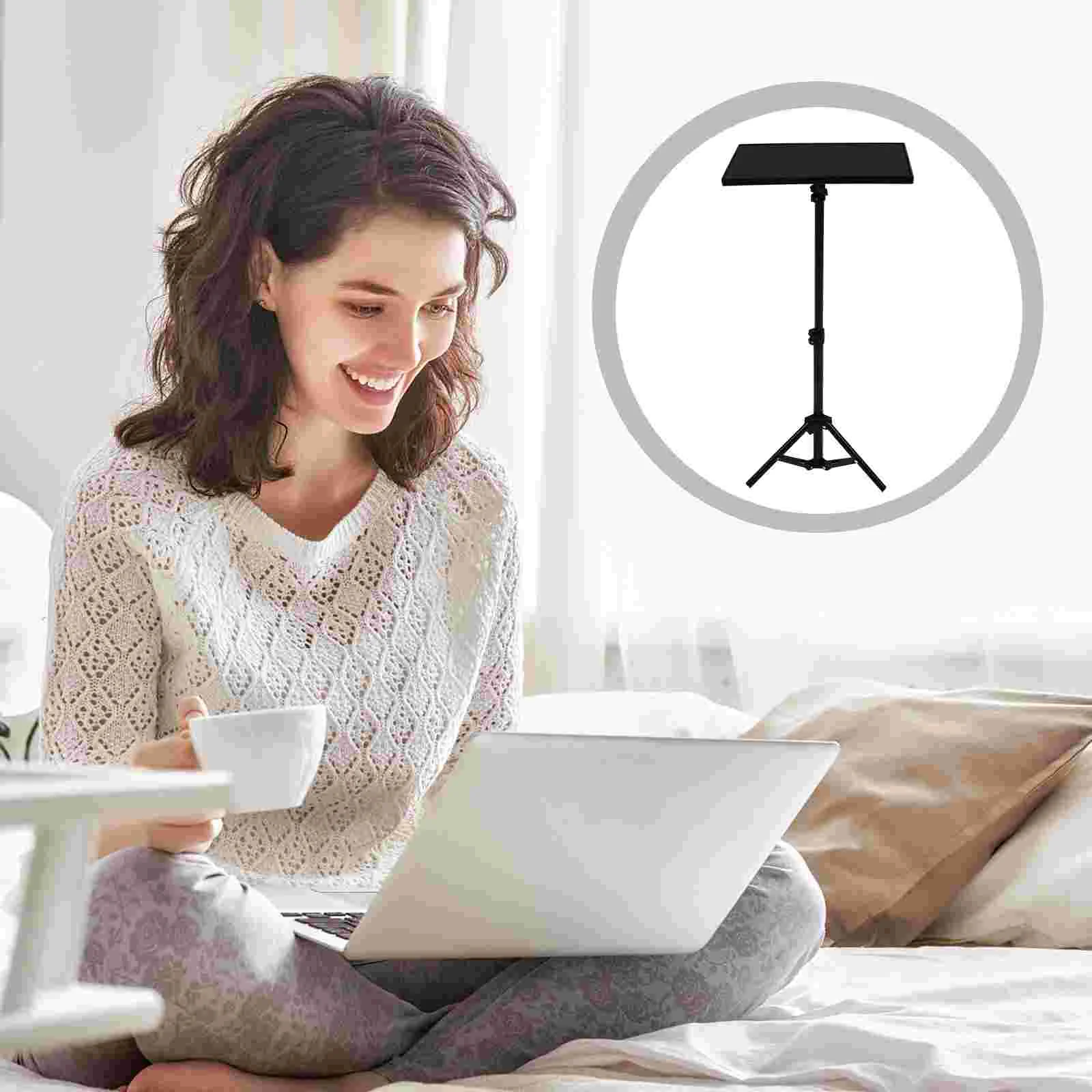

Laptop Tripod Stand Projector Holder 1.2m Tripod Projector Stand Accessory