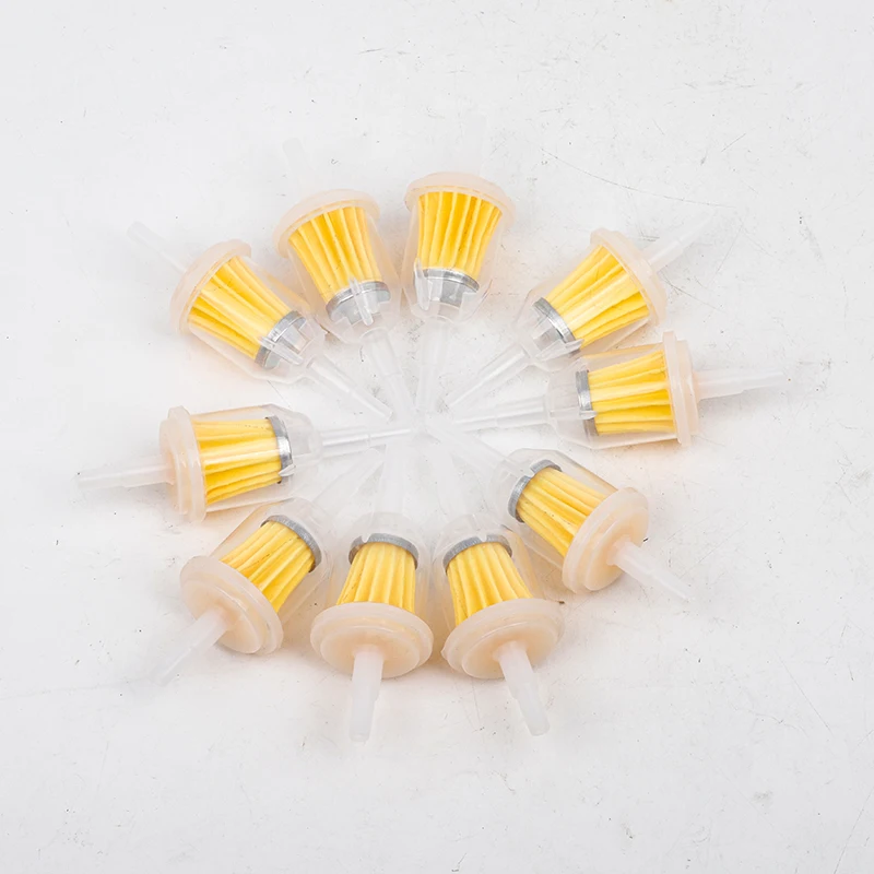 5 шт. встроенный газовый/топливный фильтр 6/8 мм 1/4 дюйма для газонокосилки