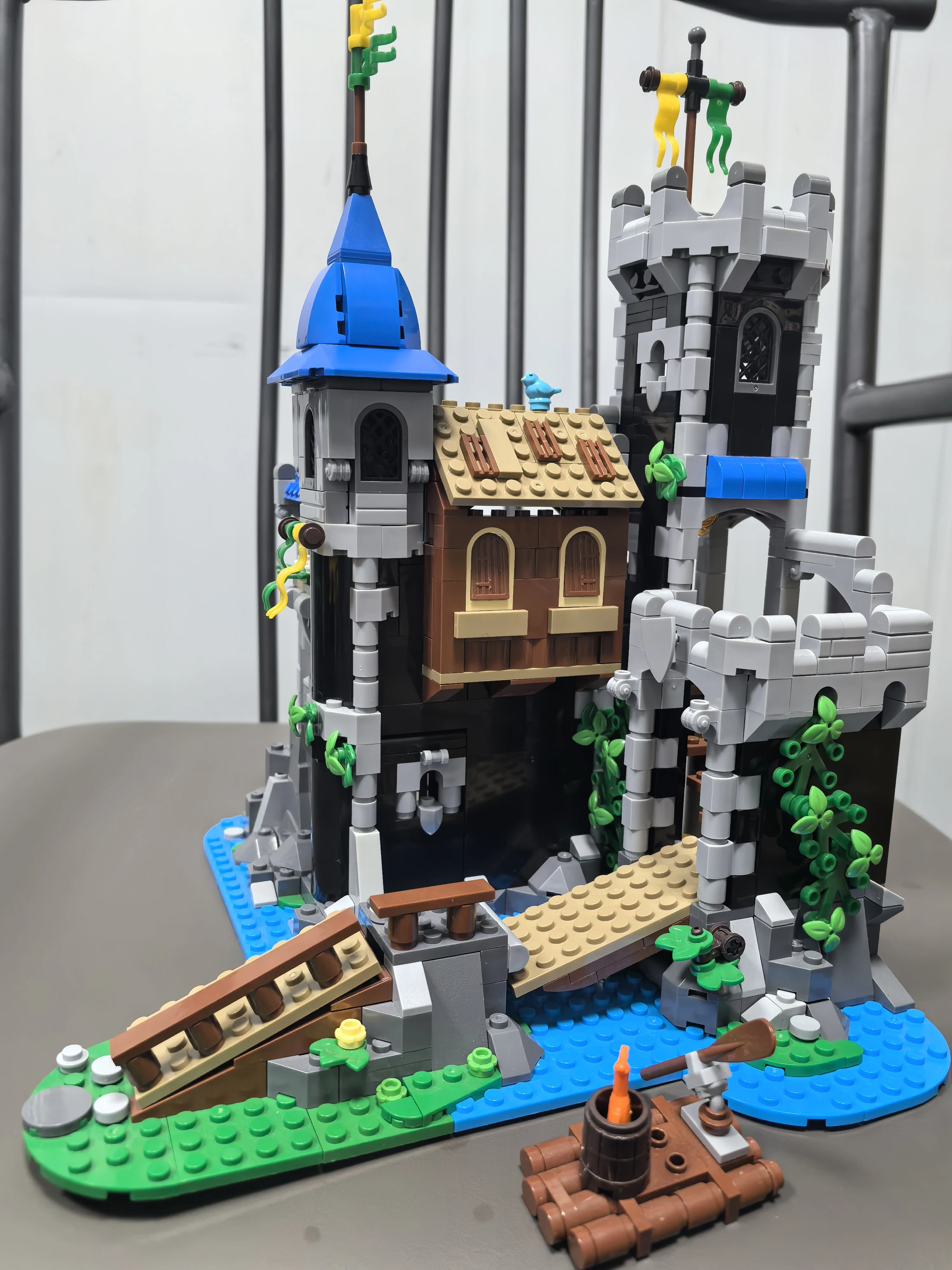 MOC-148389 архитектурная серия уезд хубин крепость замок Сборная модель игрушечный