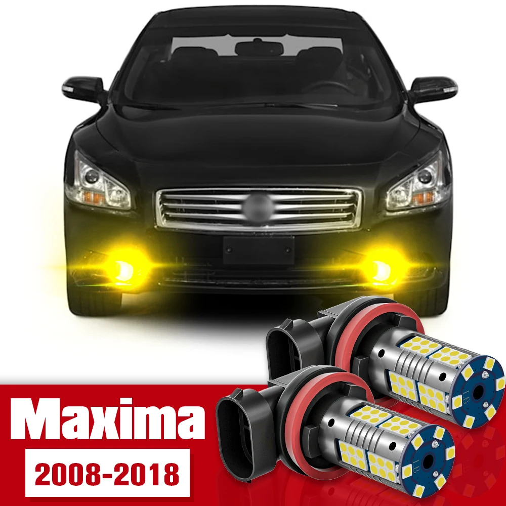 

2pcs Front Fog Light Accessories LED Bulb Lamp For Nissan Maxima 2008-2018 2009 2010 2011 2012 2013 2014 2015 2016 2017