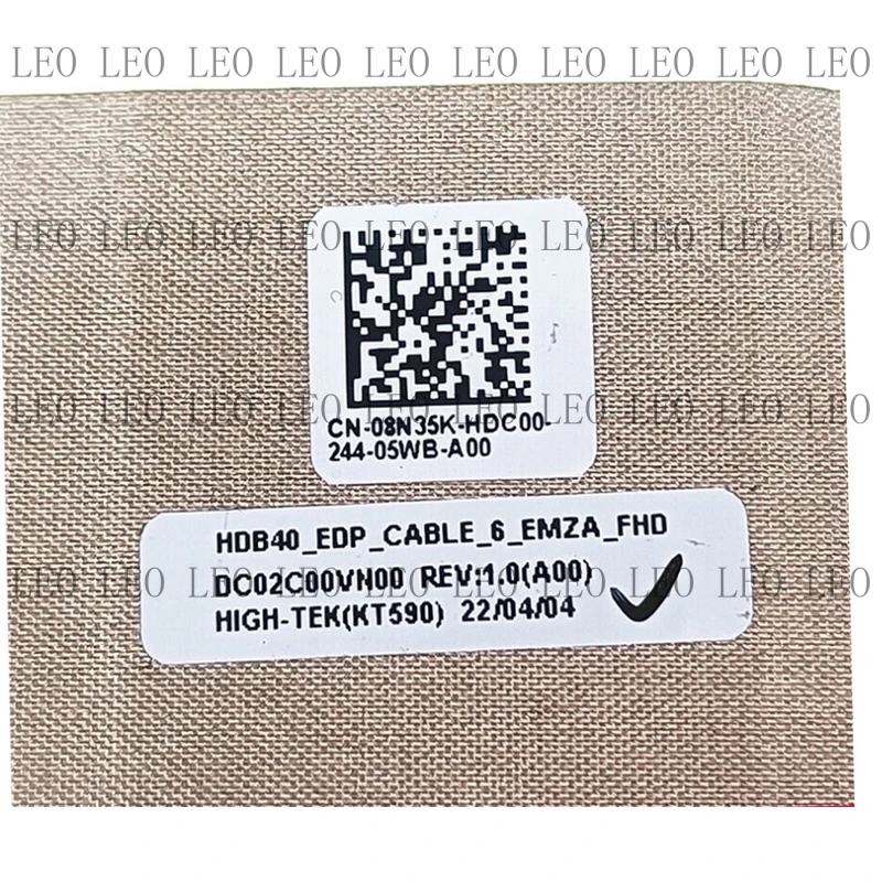 Фото Новый кабель LVDS для Dell Latitude 7430 E7430 HDB40 EDP 6 EMZA FHD LCD 08N35K №5