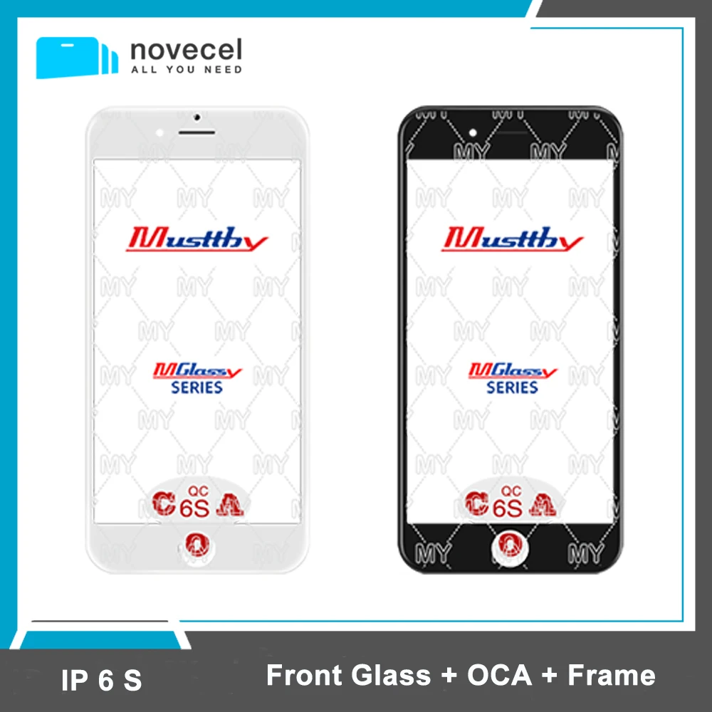 

Good Quality 3 In 1 Screen Display Front Outer Glass with OCA Frame For Iphone 6S Display Accessories
