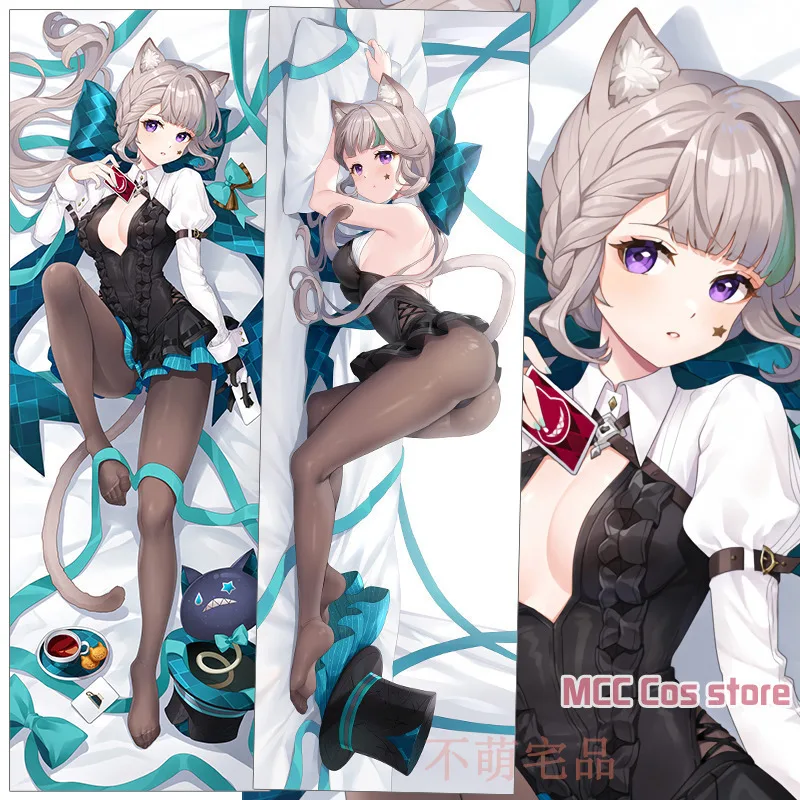 Аниме Genshin Impact Lynette Sexy Dakimakura Hing Body Подушка Чехол японская наволочка постельное