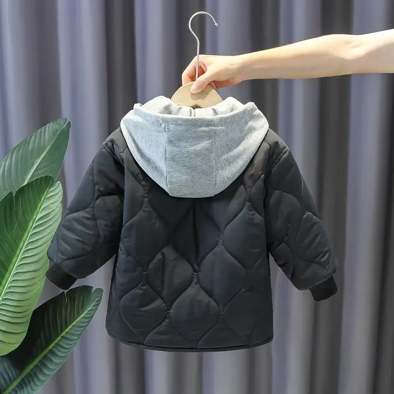 

Boys Autumn and Winter Jacket New Children Jacket Boys Handsome Children's Thick Coat