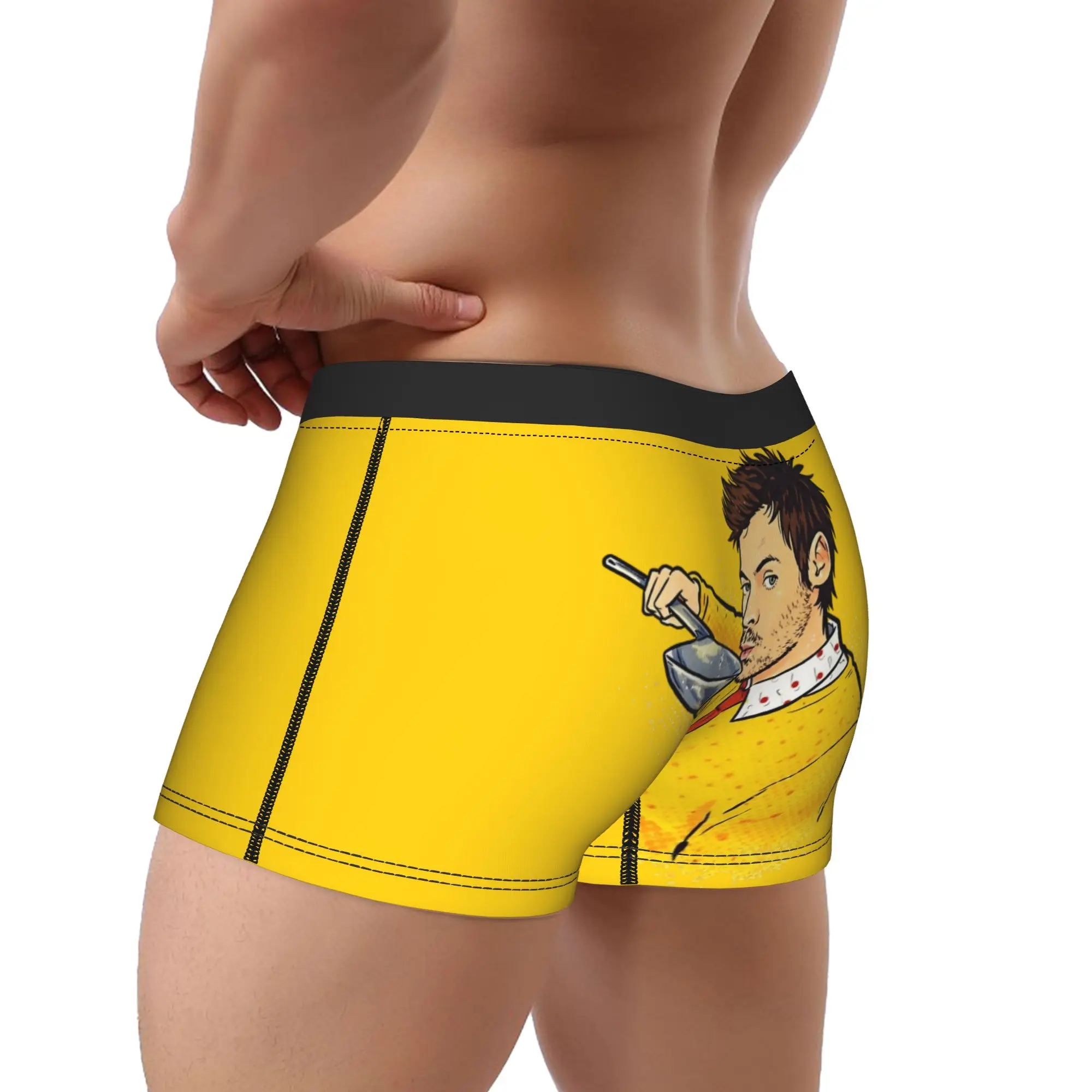 Фото Мужские трусы-боксеры Harrys Styles Kiss All The Time Disco Occasionally Long Underwear, забавные трусы-шорты, мягкие мужские трусы №3