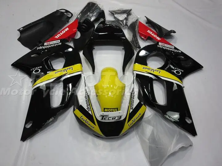 

4Gifts New ABS Motorcycle Fairings Kit Fit For YAMAHA YZF- R6 1998 1999 2000 2001 2002 98 99 00 01 02 Bodywork Set Red Yellow