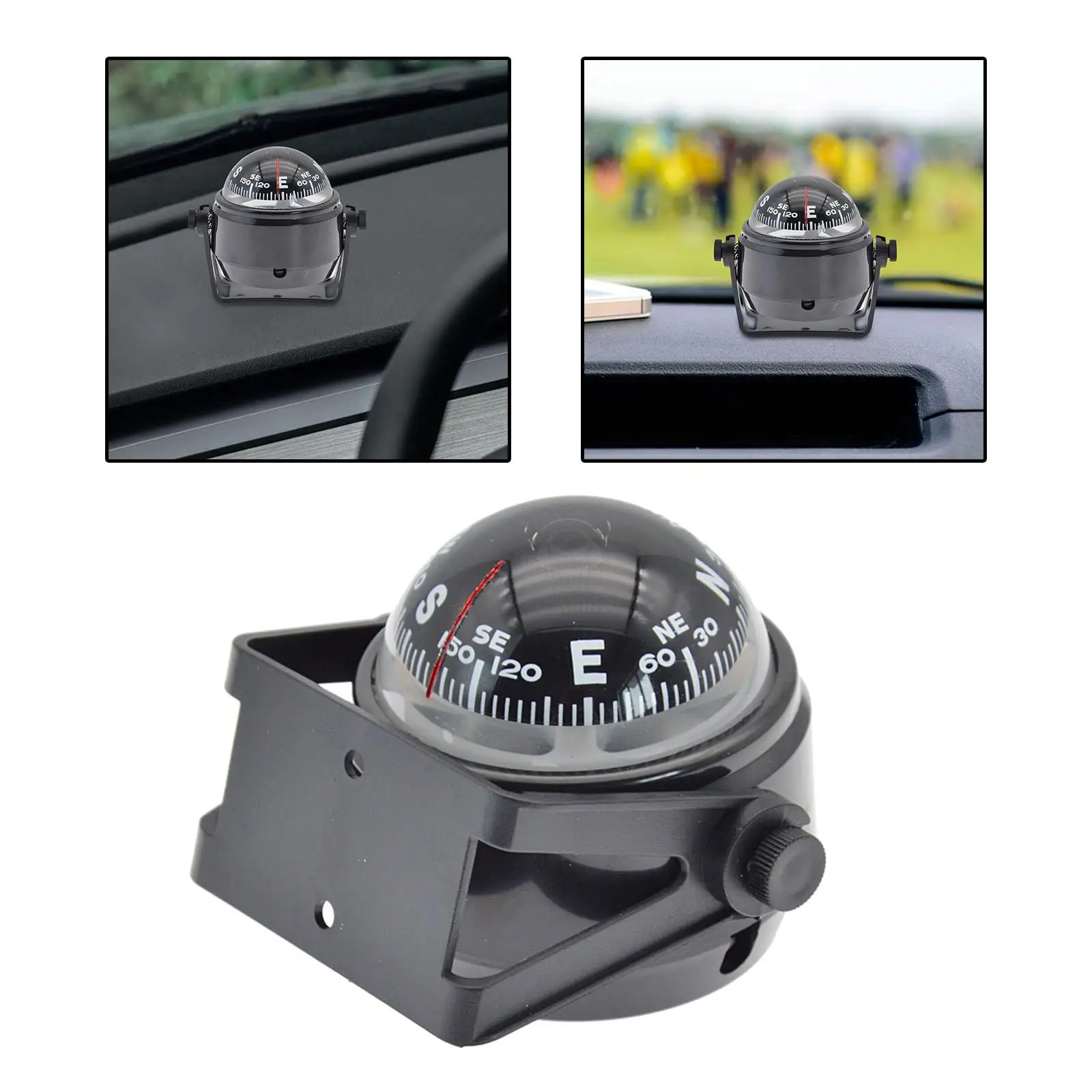 

Car Compass Ball Dashboard Navigation Direction for Boat Marine Truck