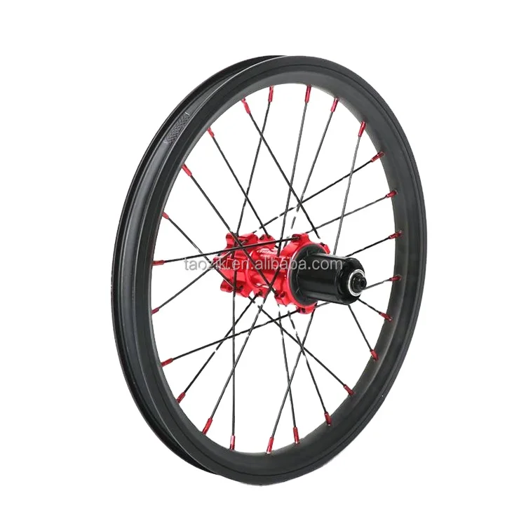 

New Product Accessories Bicycle Wheel Disc Brake 24 Hole 16 Inch 10 11 Speed Bearings Bicycle Wheel