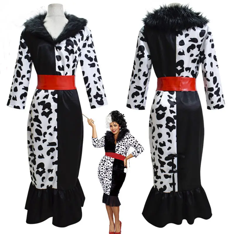 

Костюм для косплея чёрно-белая ведьма-Виллер